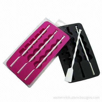 Silicone popsicle mold, measures 20x11x2cm